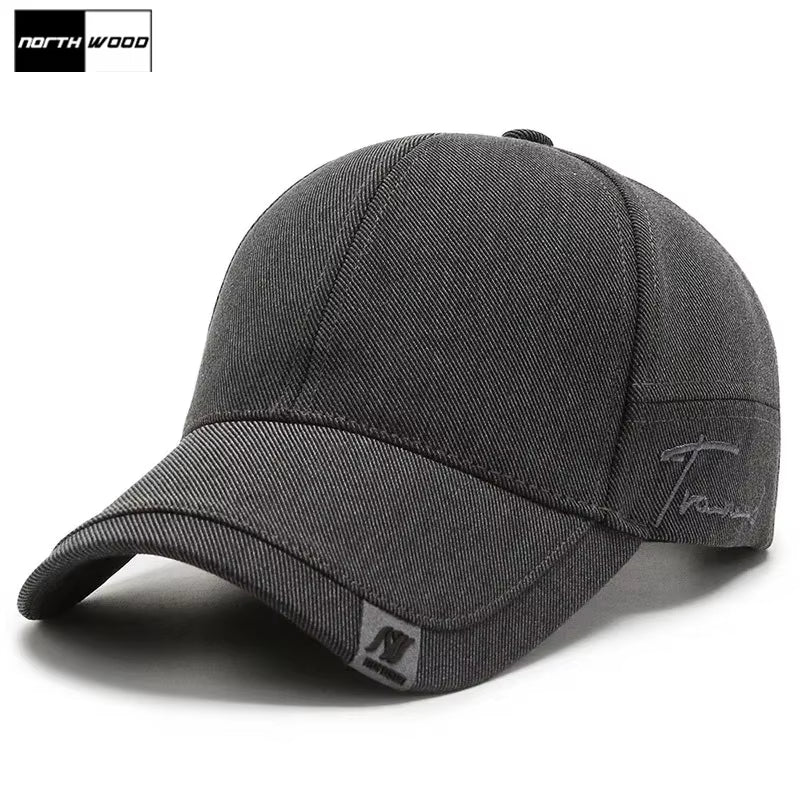 High Quality Solid Baseball Caps for Men Outdoor Cotton Cap Bone Gorras Casquettehomme Trucker Hats
